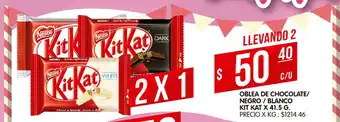Supermercados DIA Kit Kat Oblea De Chocolate/Negro / Blanco x 41.5g oferta