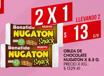 Supermercados DIA Nugaton Oblea De Chocolate x 8.5g oferta