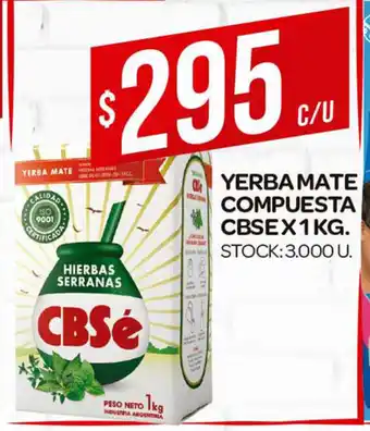 Supermercados DIA CBSé Yerba Mate Compuesta x 1kg oferta