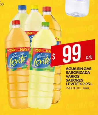 Supermercados DIA Levité Agua Sin Gas Saborizada Varios Sabores x 2.25 L oferta