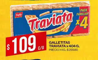 Supermercados DIA Traviata Galletitas x 404g oferta
