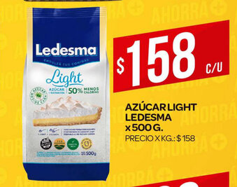 Supermercados DIA Ledesma Azúcar Light x 500g oferta