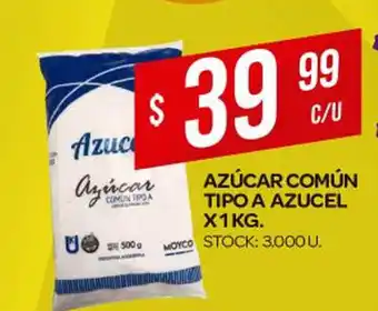 Supermercados DIA Azucel Azúcar Común Tipo A x 1kg oferta