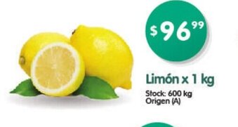 Supermercados Buenos Días Limón x 1kg oferta