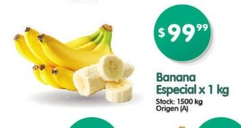 Supermercados Buenos Días Banana Especial x 1kg oferta