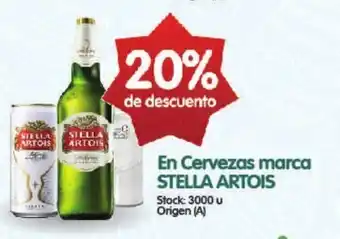 Supermercados Buenos Días Stella Artois En Cervezas marca oferta
