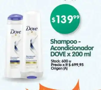 Supermercados Buenos Días Dove Shampoo - Acondicionador x 200 ml oferta
