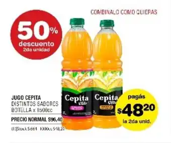 Atomo Conviene Cepita Jugo Distintos Sabores Botella x 1500cc oferta