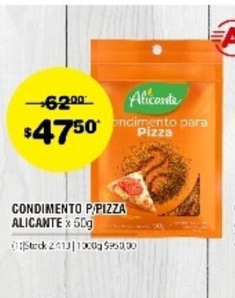 Atomo Conviene Alicante Condimento P/Pizza x 50g oferta