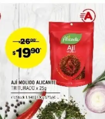 Atomo Conviene Alicante Ají Molido Triturado x 25g oferta