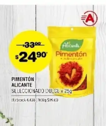 Atomo Conviene Alicante Pimentón Seleocionado Dulce x 25g oferta