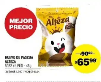 Atomo Conviene Alteza Huevo de Pascua 45g oferta