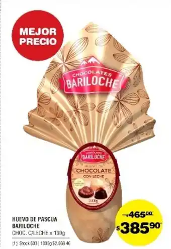 Atomo Conviene Bariloche Huevo de Pascua Choc. C/Leche x 130g oferta