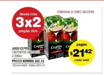Atomo Conviene Cepita Jugo Distintos Sabores x 200cc oferta