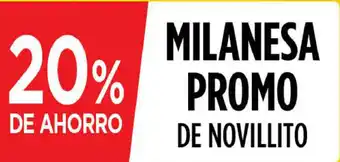 Supermercados Vea Milanesa Promo de Novillito oferta
