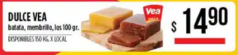Supermercados Vea Vea Dulce batata, membrillo, o los 100 gr. oferta