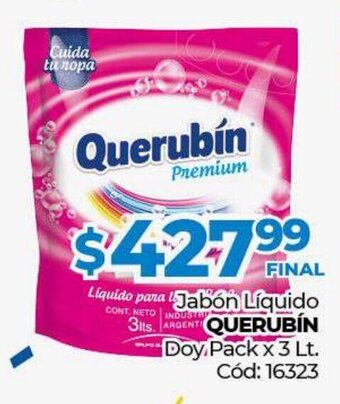 Diarco Querubín Jabon Líquido Doy Pack x 3lt oferta