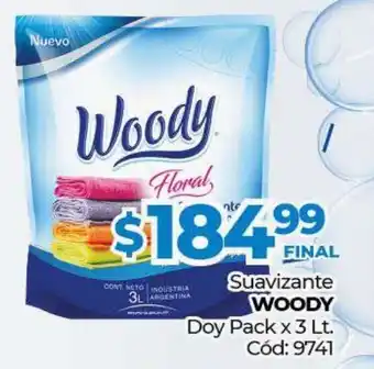 Diarco Woody Suavizante Doy Pack x 3lt oferta