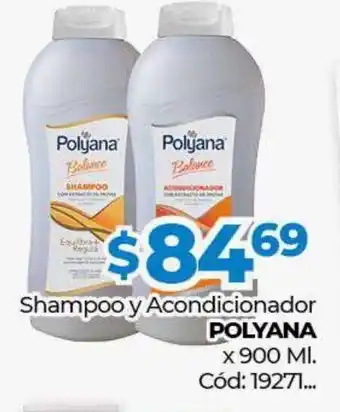 Diarco Polyana Shampoo Acondicionador x 900ml oferta