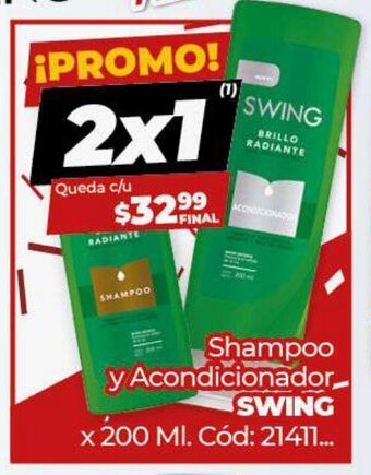 Diarco Swing Shampoo y Acondicionador x 200ml oferta
