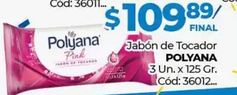 Diarco Polyana Jabón de Tocador 3un x 125gr oferta