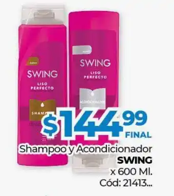 Diarco Swing Shampooy Acondicionador x 600ml oferta