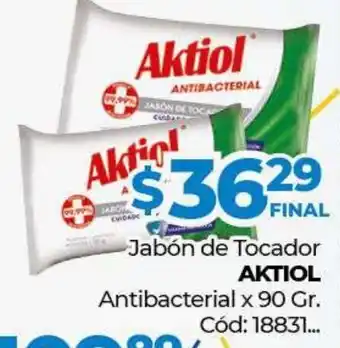 Diarco Aktiol Jabón de Tocador Antibacterial x 90gr oferta