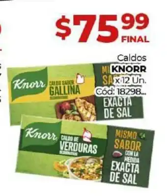 Diarco Knorr Caldos x 12un oferta