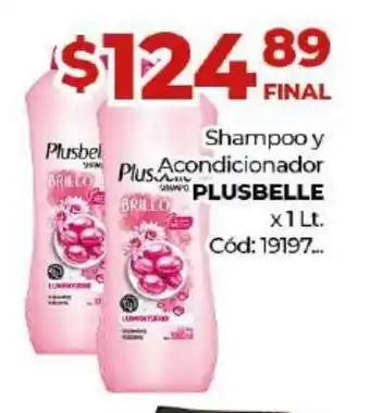 Diarco Plusbelle Shampoo y Acondicionador x 1lt oferta