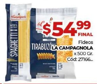 Diarco La Campagnola Fideos x 500gr oferta