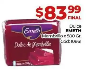 Diarco Emeth Dulce Membrillo x 500gr oferta