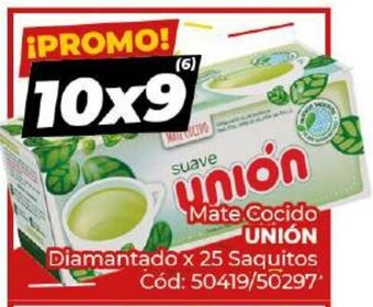 Diarco Unión Mate Cocido Diamantado x 25 Saquitos oferta