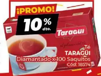 Diarco Taragui Diamantado x 100 saquitos oferta