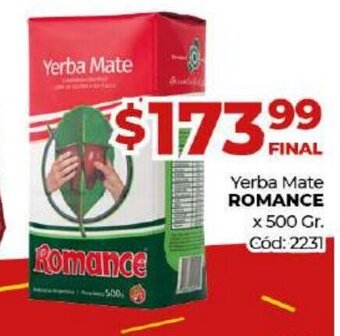 Diarco Romance Yerba mate x 500gr oferta