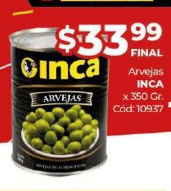 Diarco Inca Arvejas x 350gr oferta