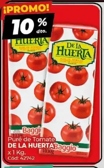 Diarco De La Huerta Puré de Tomate x 1kg oferta