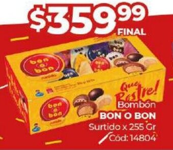Diarco Bon o Bon Bombón Surtido x 255gr oferta