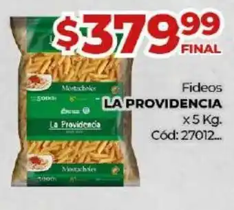 Diarco La Providencia Fideos x 5kg oferta
