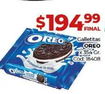 Diarco Oreo Galletitas x 354gr oferta
