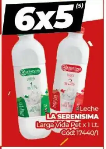 Diarco La Serenisima Leche Larga Vida Pet x 1lt oferta
