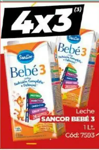 Diarco Sancor Bebé 3 Leche 1lt oferta