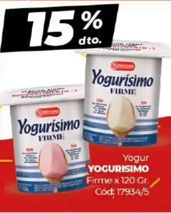 Diarco Yogurisimo Yogur Firme x 120gr oferta