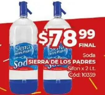 Diarco Sierra De Los Padres Soda Sifon x 2lt oferta