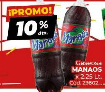 Diarco Manaos Gaseosa x 2.25lt oferta