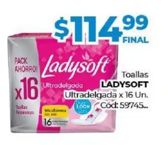 Diarco LadySoft Toallas Ultradelgada x 16un oferta