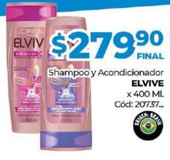 Diarco Elvive Shampoo y Acondicionador x 400ml oferta