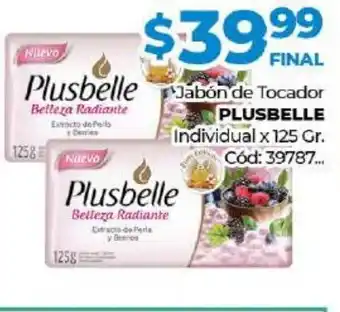 Diarco Plusbelle Jabón de Tocador Individual x 125gr oferta
