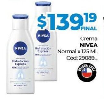 Diarco Nivea Crema Normal x 125ml oferta