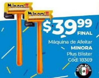 Diarco Minora Máquina de Afeitar Plus Blister oferta