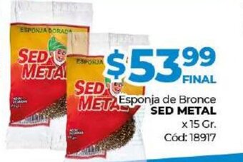 Diarco Sed Metal Esponja de Bronce x 15gr oferta